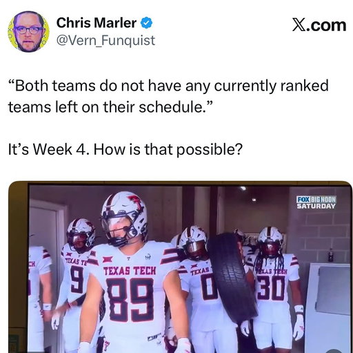 Big 12 football baby 👀

via @vernfunquistcfb