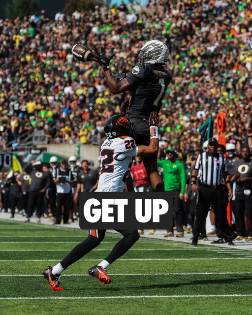 Got up. #GoDucks

📺 @bigtennetwork