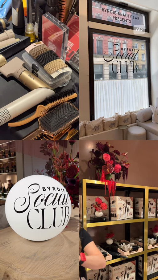#ad The standout hair hack at Byrdie Social Club? Too good not to share. Here’s why the Shark Glam System has officially earned a star spot on our wishlist ⭐