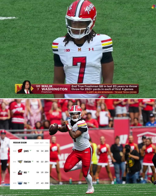 Not enough people are talking about Maryland’s stud freshman QB 🤩