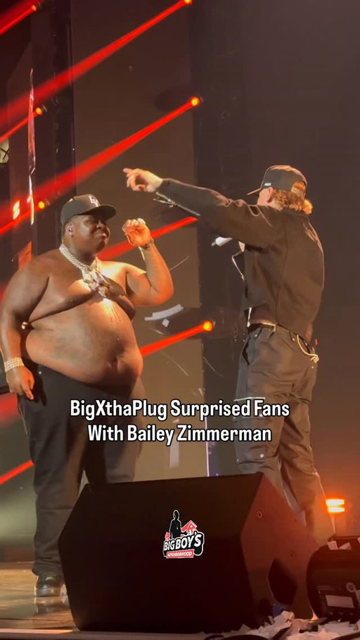 @Bailey.Zimmerman surprised fans when he came out during @BigXthaPlug’s to perform their hit song “All the Way” 🎶  #iHeartFestival2025 ❤️