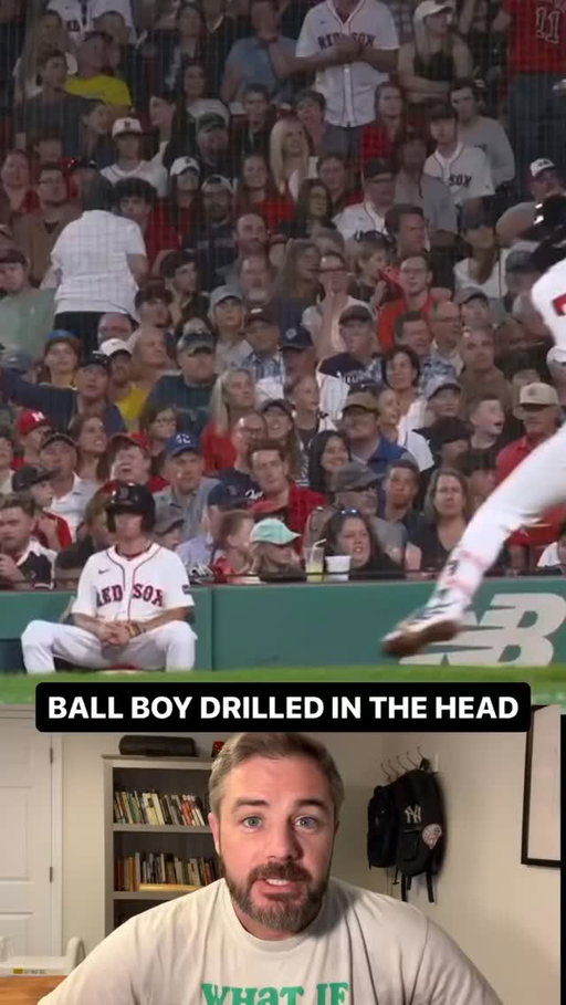 Some saw this ball boy get hit. Others were prepping for the wave

#mlb #baseball #sports #ballboy #redsox #foulball #fans #boston