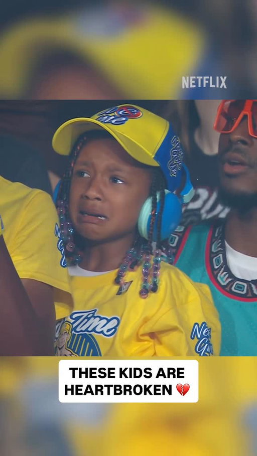 These young John Cena fans are going through it 😭 #Wrestlepalooza #WWEonNetflix