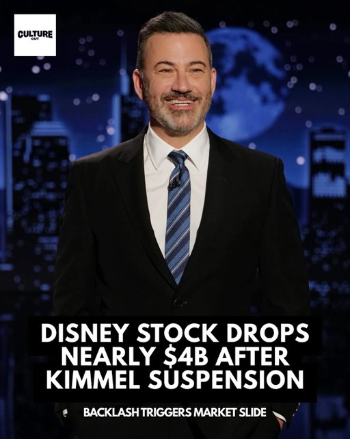 Disney is facing backlash after suspending late-night host Jimmy Kimmel, a move that sent shares tumbling and wiped out nearly $4 billion in value overnight. The decision sparked waves of subscriber cancellations and boycotts across social media. Actor Mark Ruffalo came to Kimmel’s defense, calling the suspension a dangerous attack on free speech and urging Disney to reverse course.

Media by ABC #jimmykimmel #disney