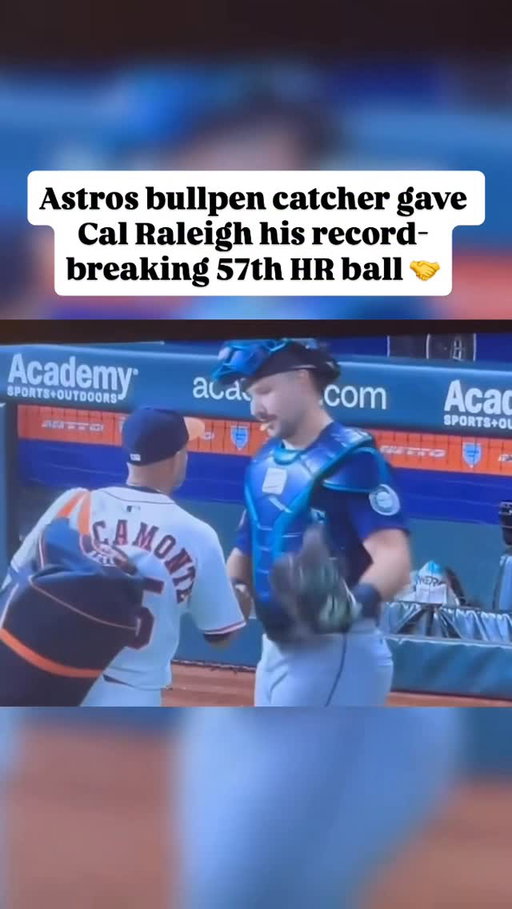 Cool moment in Houston