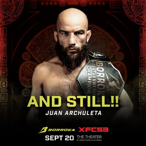 Congrats to @JArchMMA on defending his @BorrokaMMA Featherweight World Title in the Main Event of #XFC53! 🇺🇸

#andSTILL