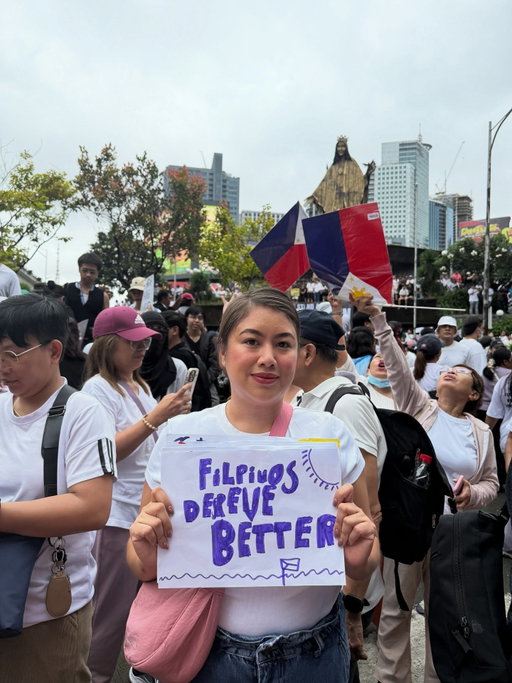 Filipinos deserve better! 🇵🇭 

Before we are anyone, we are Filipinos first. Today, we took our rage to the streets! Corruption must stop and those who are guilty must be made accountable. Matagal na kaming gising, ngayon mas marami na kami. 🤍