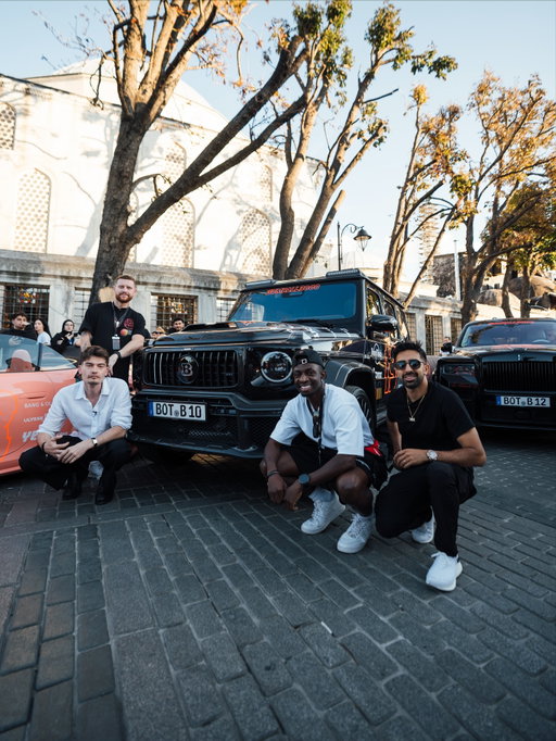 Team XIX ready to drive 3000 miles from Istanbul to Ibiza on Gumball 🏁 Thanks @brabus for the wheels 🙌🏽