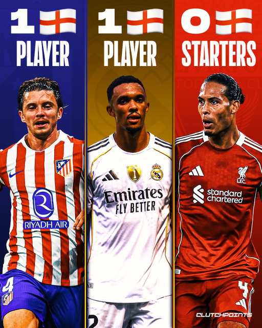 For the first time ever in a major European match, Liverpool fielded a starting XI without a single English player, against Atlético Madrid in their Champions League opener. 

All 11 starters were players representing different nations, with Andy Robertson from Scotland opening the scoring. English players like Joe Gomez, Freddie Woodman, and 17-year-old Rio Ngumoha were on the bench. 

On the contrary, the only English player to start the match was from the Spanish giants, with Connor Gallagher in midfield. 

Real Madrid even opened their campaign with former Liverpool star Trent Alexander-Arnold in their starting 11.