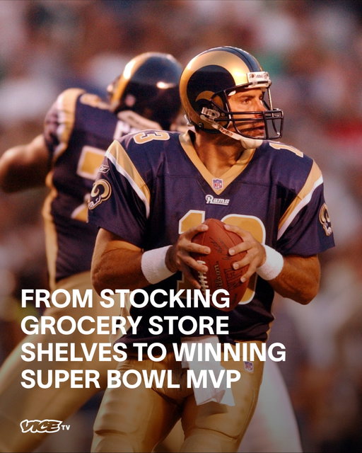 From stocking grocery shelves to hoisting the Lombardi Trophy, Kurt Warner’s rise is the ultimate underdog story. 

Hear Kurt share it in his own words on NFL Classics: After Further Review, Wednesday at 9PM ET on VICE TV.