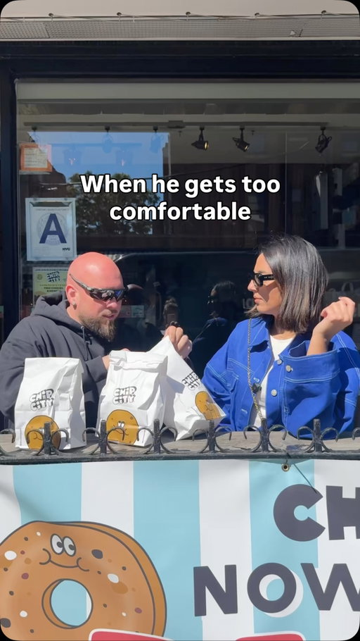 Nothing says love like a bagel with Italian rainbow cookie cream cheese and a side of insults. 
.
.
Bagels available at selection locations only: West Village (Bleecker St) | Astoria (30th Ave) | Montclair, NJ | Babylon, LI