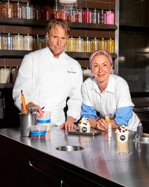 Chefs @christinatosi and @grant_achatz partnered to create a sundae that is
truly out of this world. The @nextchicago : Quantum Signal Sundae features yuzu curd, cherry sauce, freeze dried cherries and space ice cream on top
a swirl of Milk Bar’s signature Cereal Milk Soft Serve

Available exclusively at Milk Bar Chicago from September 22nd to September 30th. 

This sundae is inspired by Next: Space, which runs from 9/13 - 1/11. Reserve now on Tock.
