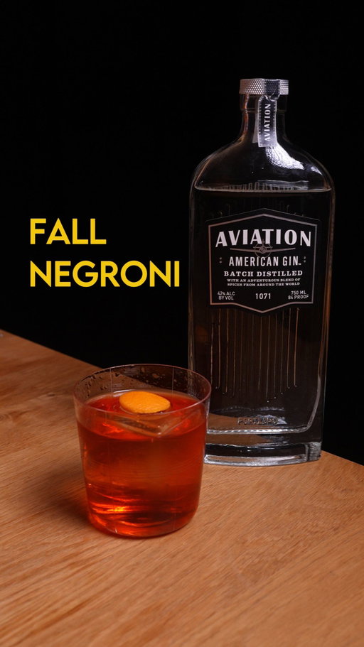 #Ad Fall Negroni

Aviation American Gin, sweet vermouth, walnut liqueur, bitter red aperitif, bitters

Negroni Week is in full swing! And what better way to enjoy it than with a Fall Negroni made with @aviationgin - a smooth and balanced gin that’s approachable for anyone who’s been curious about gin but hasn’t made the leap yet.

Thousands of bars around the world are celebrating the Negroni and donating part of the proceeds to non-profits. So this next week, find a participating bar in your area, order a Negroni with Aviation American Gin, and know you’re drinking for a good cause.

For more information on participating bars in your area, check out the link in the bio.

1 oz Aviation American Gin

0.25 oz walnut liqueur

0.25 oz sweet vermouth

.5 oz bitter red aperitif

Dash bitters

Garnish: Orange Coin

Add ingredients into a mixing glass and stir with ice, then pour into a rocks glass with over a big block of ice. Garnish with an orange coin

#sponsored #aviationgin_partner