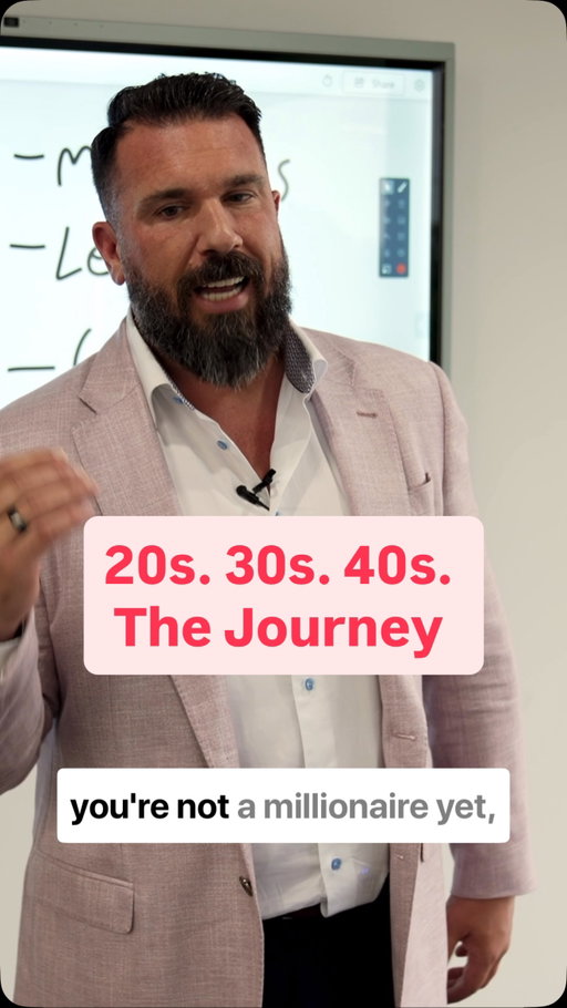 Your 20s are for making mistakes
Your 30s are for learning from them
Your 40s are for growing into who you were meant to be