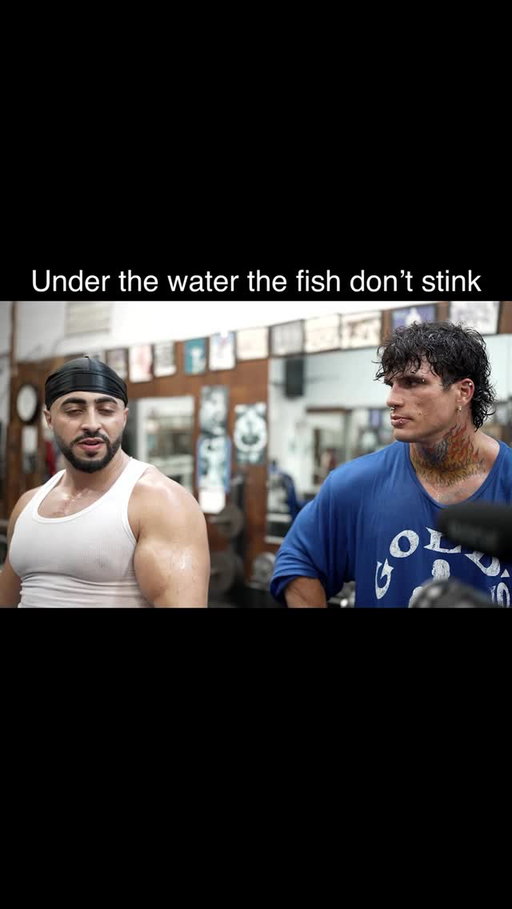 Under the water the fish don’t stink #gym #motivation