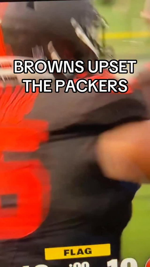 THE CLEVELAND BROWNS STEAL A GAME FROM THE GREEN BAY PACKERS. #breakingnews #nfl #football #sports #clevelandbrowns