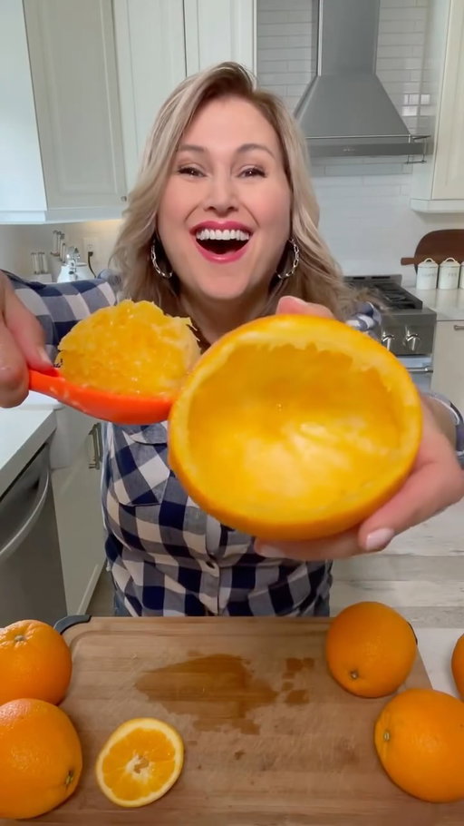 Pumpkin Orange Lanterns 🎃 🍂 
So easy and a fun fall activity to do with the kids 🍂🍁
2 hours and 30 minutes in the oven at 225° F 
Take out the foil and back in for another 30 min. but keep checking. 
Polk some floral wire through the sides and hang. A window or doorway is perfect!. 
Always be careful around a fireplace if it’s hot and make sure there is enough distance 🍁🍂 If you want them to last over 3 days spray with a mixture of water vinegar and essential oil. Just in case if fruit flies 👍