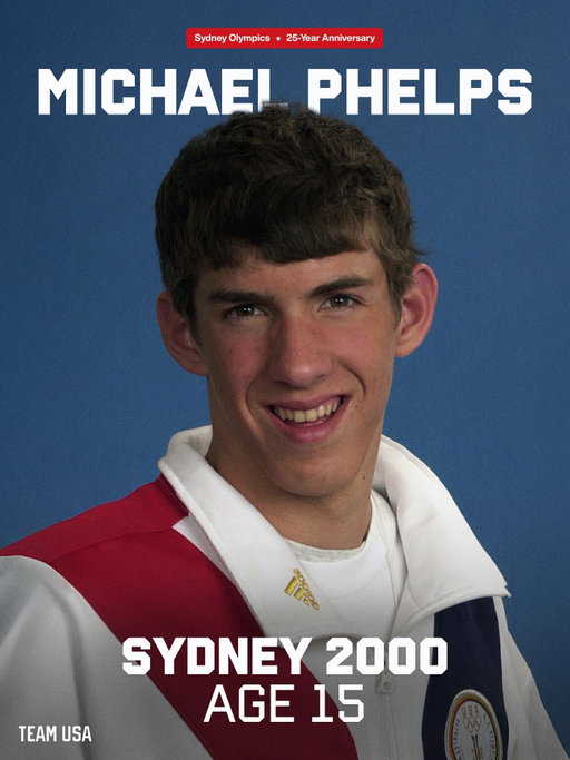 Sydney 2000 marked the making of a legend @m_phelps00 🏊‍♂️📸