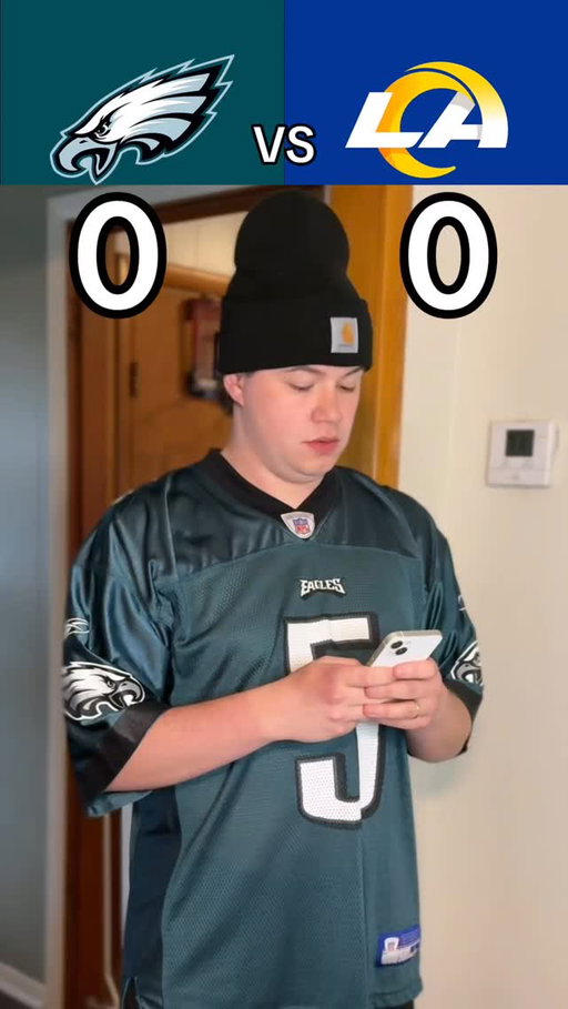EAGLES VS RAMS RECAP😱🤣🏈 #nfl #football #eagles #rams #skit #funny