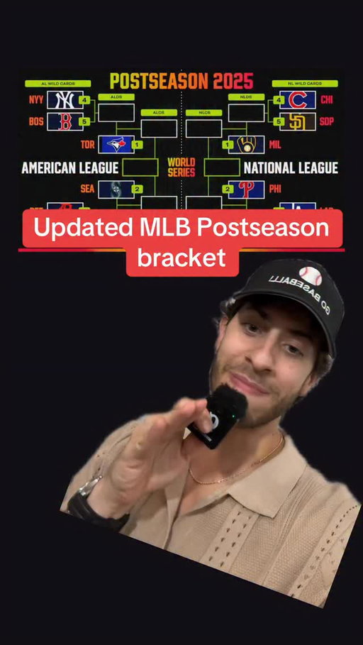 My updated MLB postseason bracket