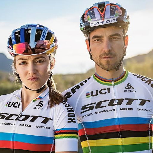 This weekend we cheered on the last performance from the GOAT @nschurter 🐐

It was an honor to be a part of @scottmtbracing with you and have a front row seat to some of the most incredible, historic rides our sport has ever seen. Truly some of the best memories of my life and career. 

It is incomprehensible that you finished this phase of your career with 10 world titles, 36 World Cup wins and five Olympic Games with three medals - all with the same coach and team. 

Thank you for bringing so many people to our sport with your fierce racing and deep joy for a life on two wheels. You inspire us all to dream bigger, push harder and remember that the gift is in the experience and the people you share it with.

Cheers to the next chapter 🥂

p.s. please enjoy this nice throwback photo of Nino teaching me to do wheelies 😅 the whip practice went a little better…