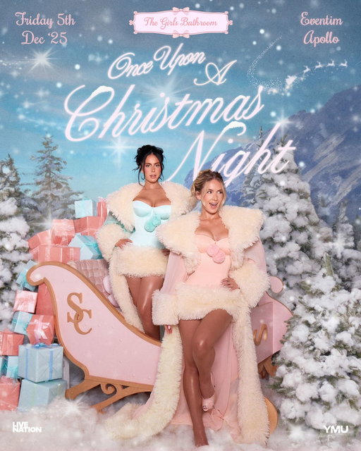 ANNOUNCING… ONCE UPON A CHRISTMAS NIGHT🎀❄️🎄🩰✨🕯️

we’re sososo excited to announce our ONE NIGHT ONLY show at the Eventim Apollo on Friday 5th December and you’re all invited!!!💓🎅🏻🫶🏼 we’re so ready to get in the Christmas spirit and celebrate together wooo!!!🫂❄️💘✨

pre sale tickets for our Patreon girlies go on sale Wednesday 24th September. General sale tickets on sale THIS Friday at 10am!!! 💕🎀💫 we are soooo excited omg!!! see you there💕😭💕