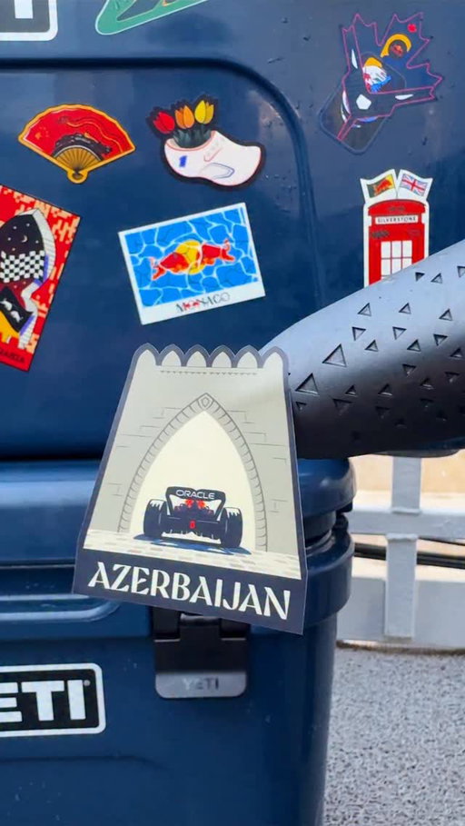 Trophy ✅ Sticker ✅ 

#F1 #RedBullRacing #AzerbaijanGP