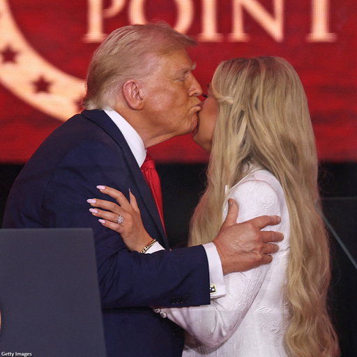 Erika Kirk, widow of assassinated Turning Point USA founder Charlie Kirk, and President Donald Trump shared emotional remarks at Charlie's memorial service on Sunday in Arizona.