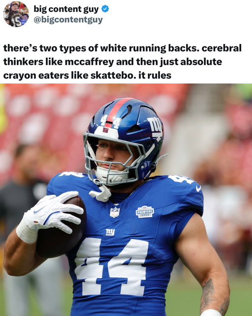 Cam Skattebo the Baker Mayfield of running backs 😂😤