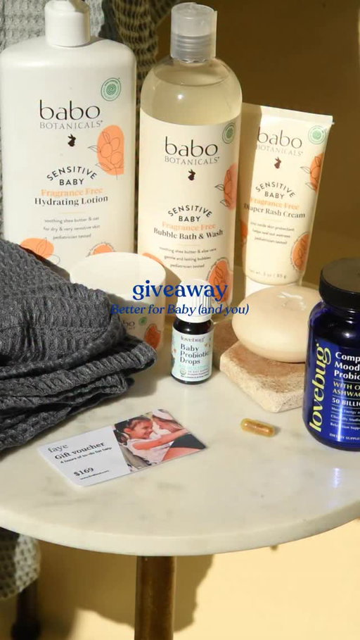 BETTER FOR BABY & YOU GIVEAWAY! 🍼

We’re teaming up with some of our favorite brands to celebrate wellness resets for the whole family — because taking care of your little one *and* yourself should be easier (and maybe even fun 😉).

One lucky winner will get a bundle of family-friendly essentials designed to keep routines smoother, skin softer, and tummies happier:

🧴 A curated set from @babobotanicals (baby + kid-friendly care must-haves)
💕 Two full-size @lovebugpro Probiotics blends  (supporting you *and* your little ones’ tummies.)
🌙 @ettitudestore luxury bamboo bedding — buttery-soft, cooling, and consciously made 
🌸 A month of Peace of Mind Membership from @tryfaye (4 hours of Family Advisor help 🙌)

How to enter: 
⭐ Like this post
⭐ Follow @lovebugpro @babobotanicals @tryfaye & @ettitudestore ⭐ Tag a friend in the comments who deserves a little wellness reset ⭐ Bonus: Share this post to your story for extra love 🐞

Good luck!!

Giveaway closes 9/29/2025. One (1) winner will be notified via DM by @lovebugpro only. Must be 18+ and live in the continental U.S. Giveaway not affiliated with Instagram.