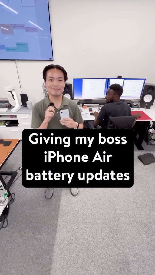 Giving My Boss iPhone Air Updates Until It Dies