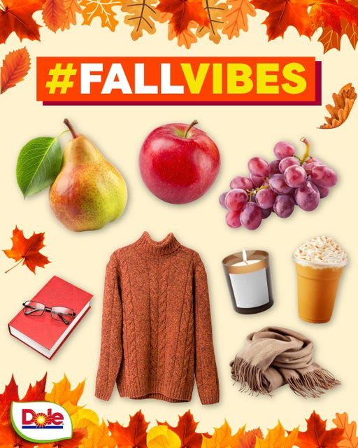 🍎🍂 Cozy vibes, crisp fruit, and all things pumpkin-spice. That’s the #FallVibes mood. ✨

Fresh apples, pears, and grapes from Dole = the ultimate snack upgrade this season. 🍐🍇

Who else is living in sweaters & candlelight right now? 🙋‍♀️

#Dole #CozySeason #HealthySnacking #sweaterweather #pumpkin #PumpkinPatch #PumpkinSpiceAndEverythingNice #fruitlover #healthyeating #cozyvibes #CozyLiving #inseason #producehaul #groceryhaul #groceryshopping #applepie