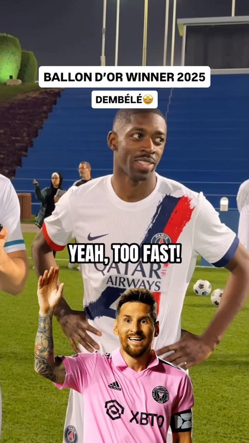 BALLON D’OR WINNER 2025 DEMBÉLÉ🤩