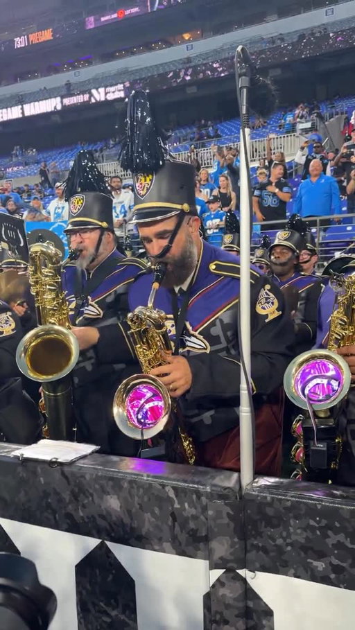 Jason’s out here re-living his glory days from High School band 😂

(h/t @nfl)