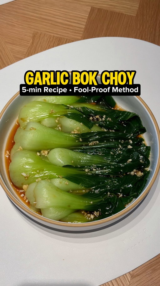 my 5-minute fool-proof garlic bok choy recipe!! It’s got ALL the right flavors while still being super easy to cook. Even beginners can make it well!! This recipe serves 2-4 people as a delicious side dish. 

I tested this recipe with baby bok choy, regular bok choy and Shanghai bok choy. It works for all of them! You MAY need to blanch regular bok choy (with the whiter stems) a few seconds longer than the Shanghai style, though. 

Measurements for the sauce: 
— 2 tsp soy sauce 
— 1 tsp oyster sauce 
— splash of sesame oil 
— splash of water
— minced garlic to taste (2 cloves) 

#bokchoy #garlic #chinesefood #easyrecipes #healthyrecipes #veggies #sidedish