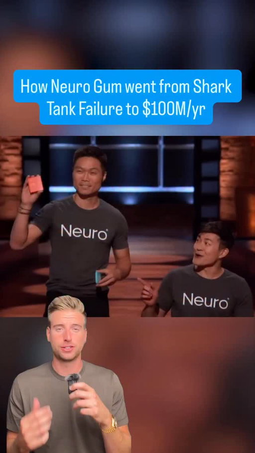 This one decision changed their business 

So @neurogum went on Shark Tank in 2020

They were doing well

And ended up turning down the sharks’ offers.

Most brands fizzle out after that big moment

But Neuro decided to get that many eyes on their brand every single day. 

In 2024 they began building their creator army

In 2026, they’ll do over $100M. 

Perfect lesson in leveraging creators + community to transform your brand. 

Want to do the same?

Comment “viral” and I’ll send you a free guide