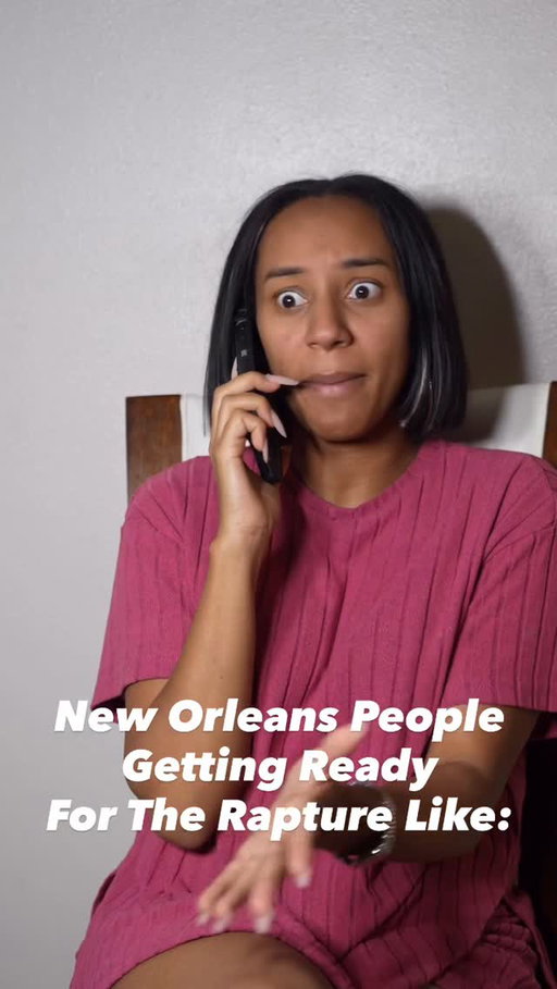 They said it’s happening tomorrow?! Who’s ready for the rapture?! 😭😭🤣 
🎥: @omnicoremgnola 

#everythingElz #laughswithLeah #elzrachel #nola #nolaAccent #nolaActor #nolaactress #neworleans #neworleansaccent #comedy #comedian #comedyvideos #funnyvideos #actress #actresslife #actor #actorLife #theater  #tagafriend #theatre #tagafriendtolaugh #repost #fyp #rapture #therapture #2025rapture #rapture2025