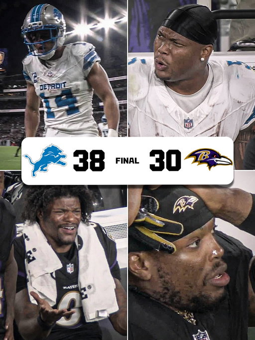 THE LIONS GO INTO BALTIMORE AND TAKE THE W 🦁