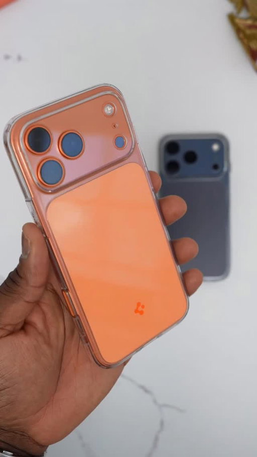 Spigen Ultra Hybrid T case for the iPhone 17 Pro and iPhone 17 Pro Max

#iphone #iphone17promax #iphone17pro  #unboxing #reels #reelsofinstagram