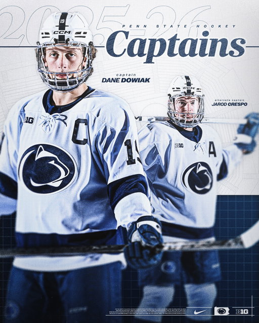 INTRODUCING your initial 2025-26 Penn State Hockey Captains‼️

#WeAre #HockeyValley