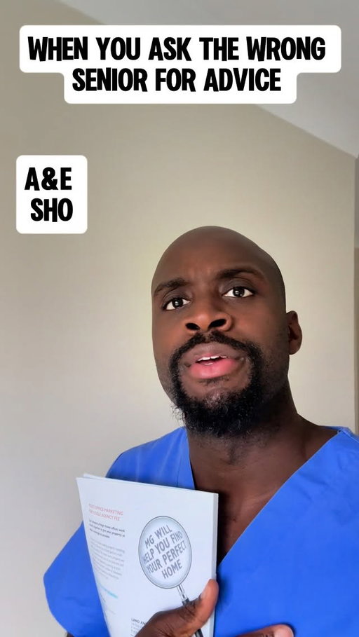 We respect our seniors but there’s always one whose advice is shaky at best 😅

Cause now need a second opinion on this second opinion 😩🤣

#comedy #skit #funny #medicine #nhs #hospital #reels 

Do you have a colleague whose advice you’d rather ignore?