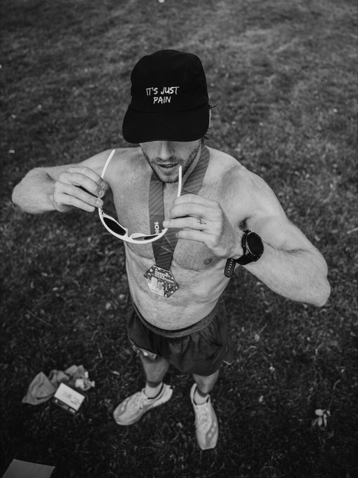 Whether it’s the Leadville 100, a new marathon PR, a 10k PR, training in the rain or 100° heat, or even a race hitting you with an unexpected extra 7 miles… remember, it’s just pain.

Whether you were able to grab a hat or not, the message remains the same: never give up and get it done. 

#transparentlabs #itsjustpain