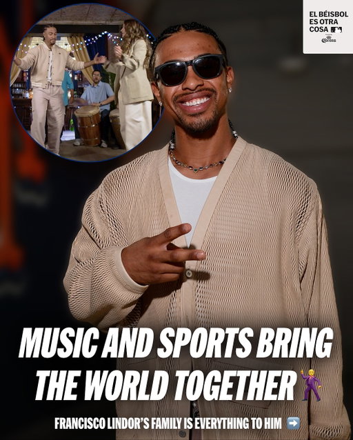 “You don’t have to speak the same language as the person next to you to enjoy what’s happening.”

Francisco Lindor discusses music and sports - two things that transcend ANY language.