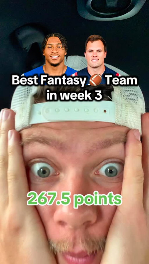 The best possible fantasy football team from week 3 ✅🏈 #fantasyfootball #nflfantasy