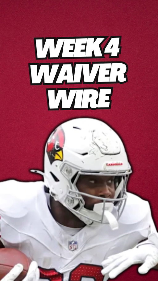 Week 4 MUST ADD Waiver Wire Pickups #fantasyfootball #nfl #nflfantasy #fantasyfootballadvice #wavierwire #week4waivers #explore 

Updated ROS Rankings & Week 4 Start/Sit Rankings Linked in Bio!