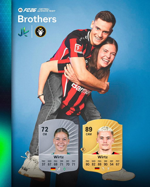 Brothers and sisters in the game 🧬🤝🏼

-

#eafc #eafc26 #ultimateteam #fifaultimateteam #fut #ut #meme #jotaksfut #family #brother