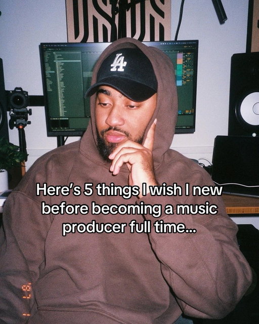 5 things I wish I knew before becoming a music producer full time…