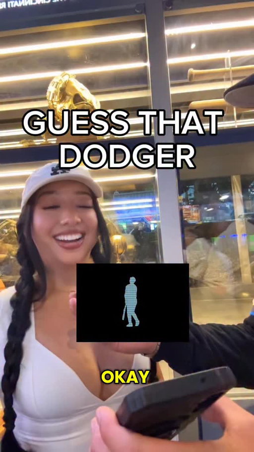 Were you able to guess who it was? 👀

#fyp #dodgers #dodgergame #dodgerstadium #dodgerbaseball #baseball #vlog #losangeles #eastla #dodgersfan #mlb #baseballszn