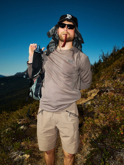 27 klms and 1,322 m 📈 on the Nason Ridge Trail in Washington with @mountainhardwear and @fieldmag 
Add a few hundo 👣 for all the missed turns and scenic additions. 
🥾 Alongside @nate.hoe and @jennysayyes