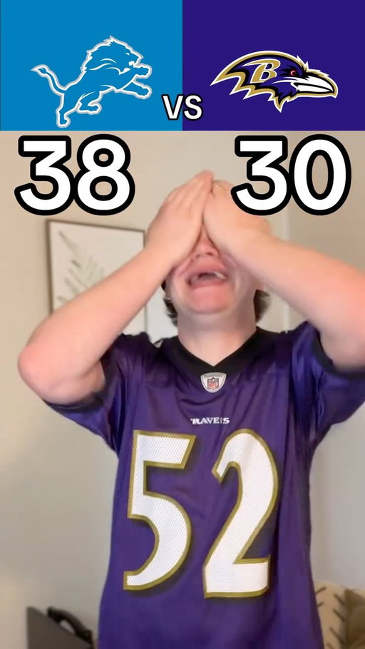 LIONS VS RAVENS RECAP😱🤣🏈 #nfl #football #lions #ravens #skit #funny